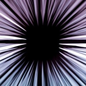 Mine Radiant Burst Art Print - Black and Purple